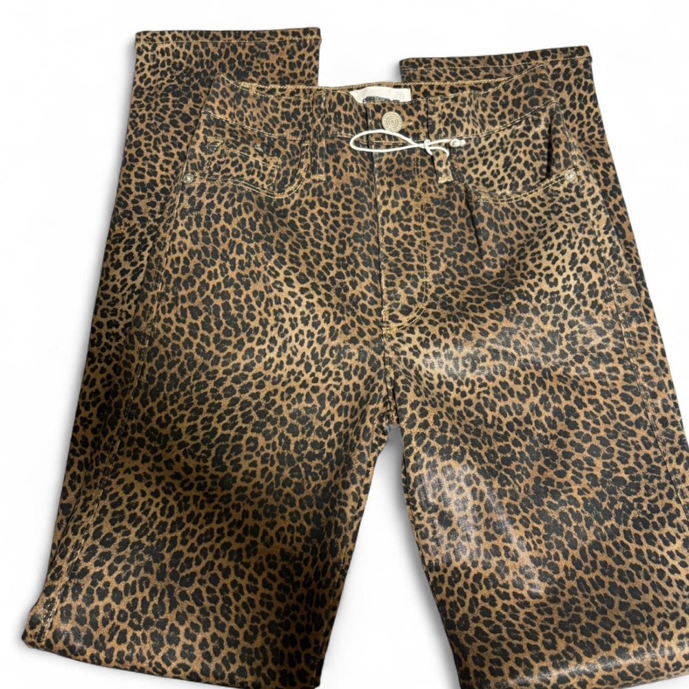 Frame Denim Animal Print Jeans